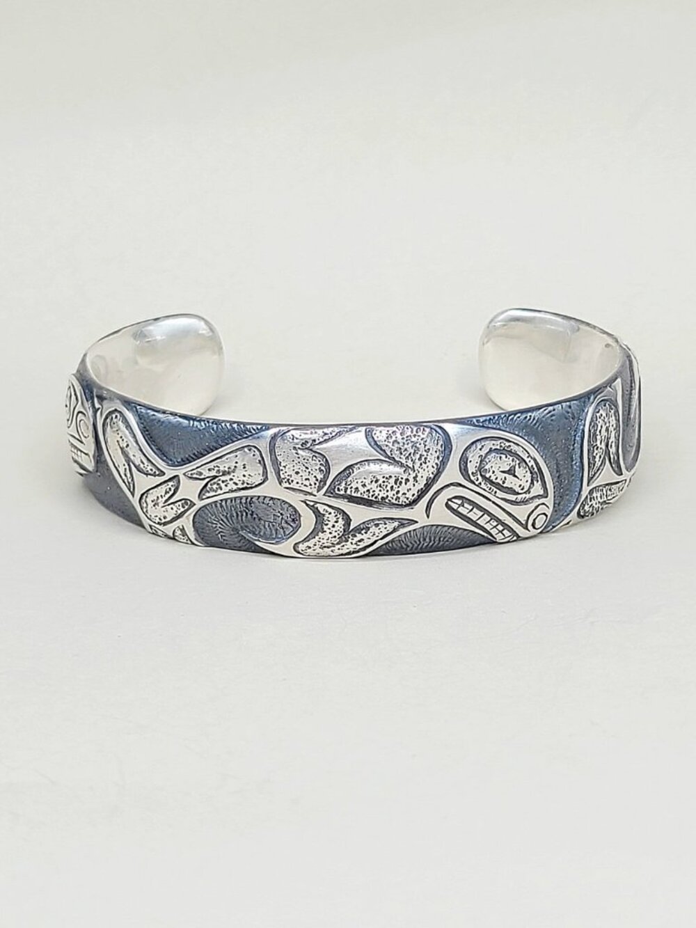 David Yurman Wide Northwest Cuff Bracelet in Sterling Silver - 17mm - 7" - Picture 4 of 13